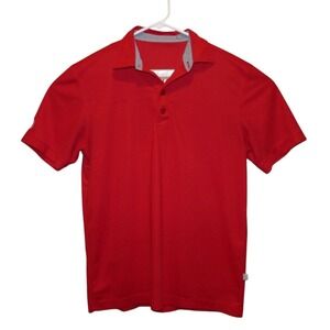 Oobe Chick-Fil-A CFA Red Employee Uniform‎ Work Polo Shirt Mens Medium *READ